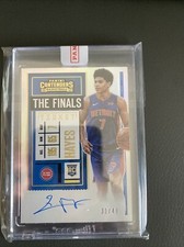 2020-21 Panini Contenders Rookie Variation Finals Ticket #117 Killian Hayes /49 