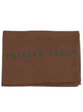 Philipp Plein Femme Unisexe Viscose Made In Italy 67x185 Cm Marron Homme