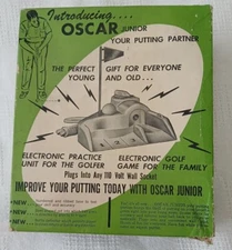 Vintage Oscar JR Model JR-100 Electronic Putting Partner + Original Box