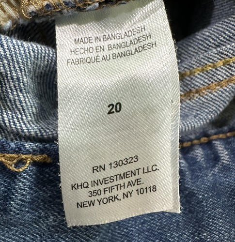 Lucky Brand Classic Straight Jeans Boys Size 20 Stretch Denim Adjustable Waist - Picture 6 of 11