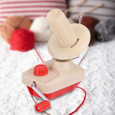 Hand Operated Knitting Roll String Yarn Fiber Wool Thread Ball Winder