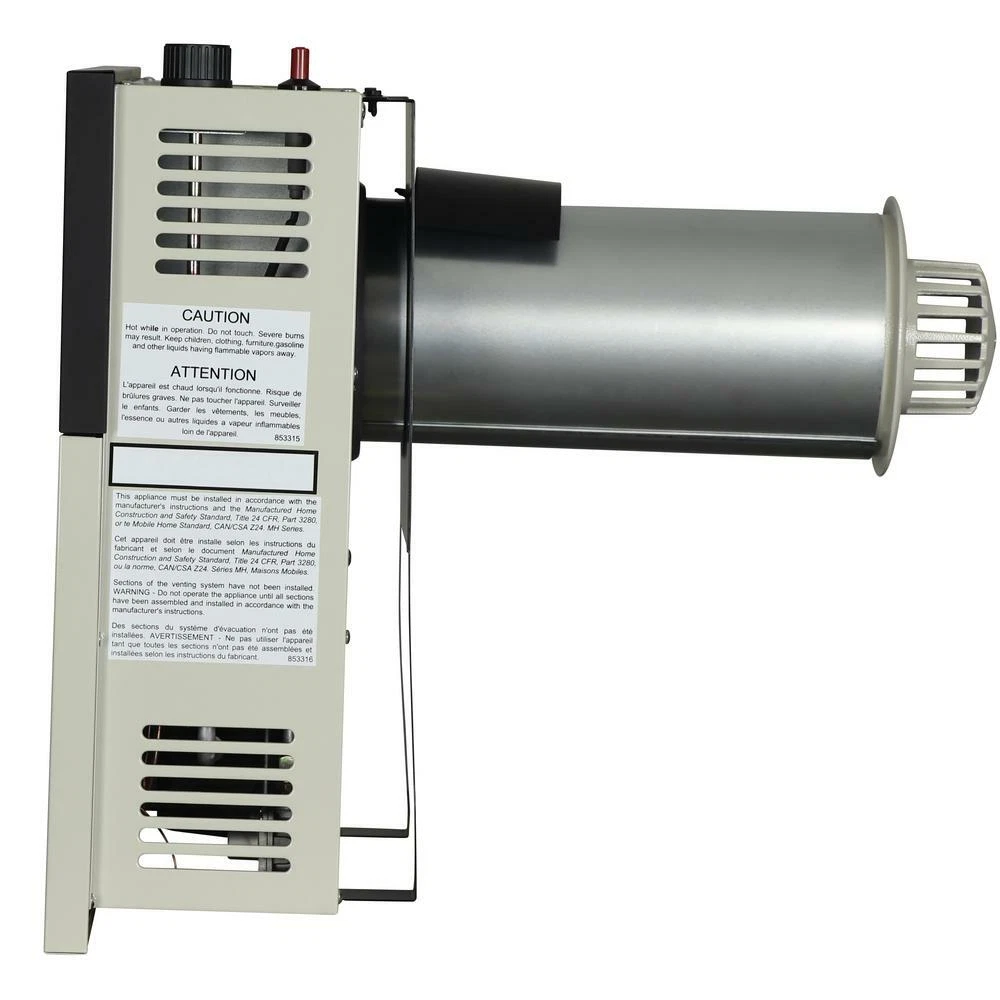 Gas Wall Heater Vented Indoor Surface Mounted Stainless Steel Variable  Beige 12685003559 | eBay