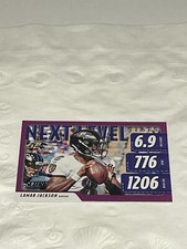 2020 Score Next Level Stats Purple #12 Lamar Jackson Ravens