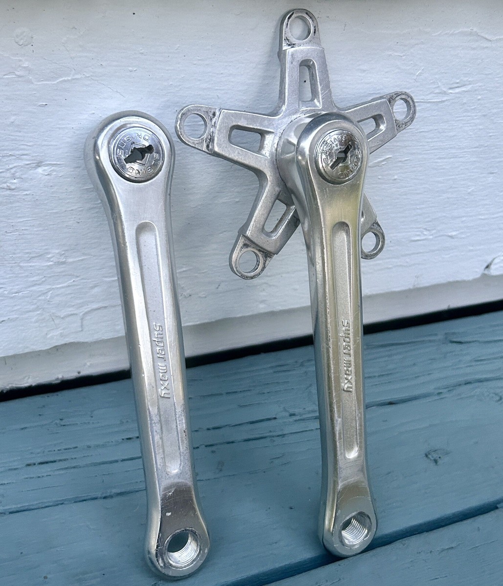 Sugino Super Maxy Crankset 170 Vintage Old School BMX Crank Sugino Super Maxy Crankset 170 Vintage Old School BMX Crank