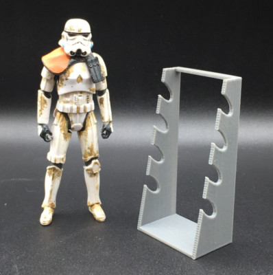 1 CUSTOM GUN RACK For 3.75'  1:18 figure star wars Sci fi diorama GI JOE (J43)