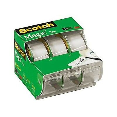 Scotch Magic Tape 3105, 3/4-Inch x 300-Inches, 3 Rolls