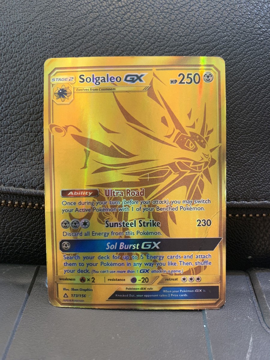 Should I send my Solgaleo GX - 173/156 gold card to get PSA graded? if so  what grade do you think it would be? : r/PokemonTCG