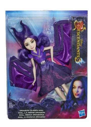 Mattel Mattel Descendants Evie Isle of the Lost tiende jubileum modepop met verwijderbare outfit, accessoire en buigbare gewrichten, geïnspireerd door de films, JFG75