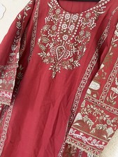 Vestido Paquistaní Indio Invierno Fiesta/Casual Limelight