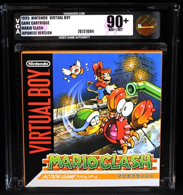 VGA 90+ Mario Clash Unopened Japanese 1995 Graded Virtual Boy