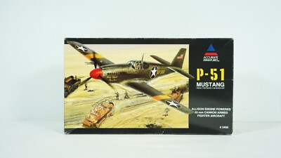 Accurate Miniatures 1:48 Model Plane Kit P-51 Mustang Extras Item 3400 NEW B639