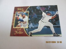 CECIL FIELDER TIGERS 1996 PINNACLE SELECT '96 CARD #39