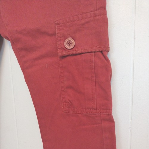 Size 8 24x22 Levi's 511 Slim Cargo Pants Burnt Henna Red Sienna NEW tags NWT - Picture 4 of 5