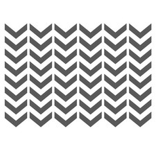 Chevron Schablonen Vorlage -kleiner Ma&szlig;stab- zum Basteln von M&ouml;beln DIY Wanddeko #2