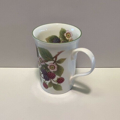 Crown Trent China Blackberry Design Coffee Cup Staffordshire England 8oz Mug - Picture 2 of 11