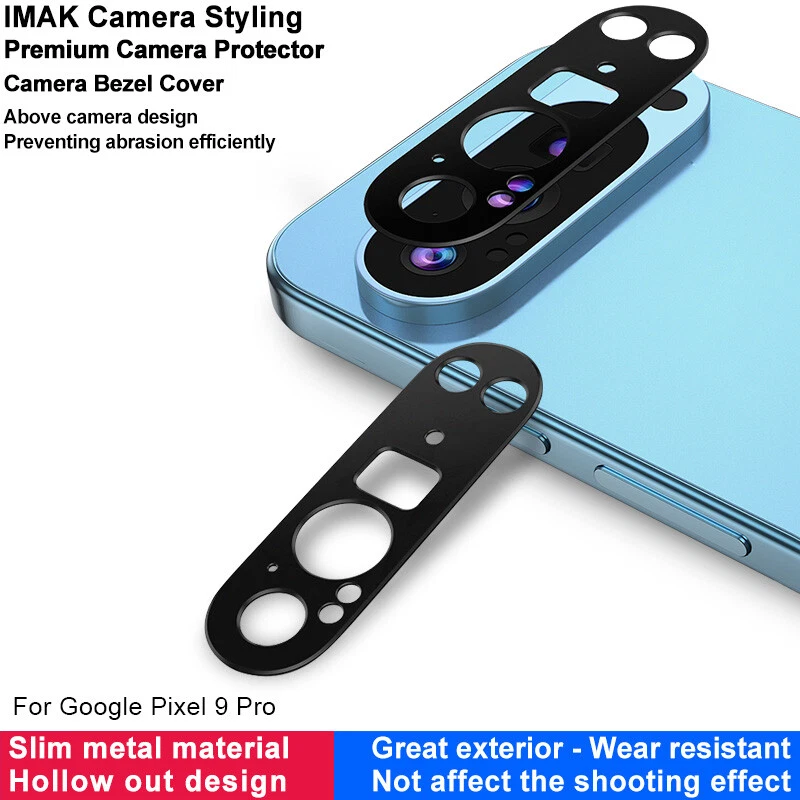 For Google Pixel 9 Pro, imak Metal Material Hollow Out Camera Protect Cover - Image 2 of 4