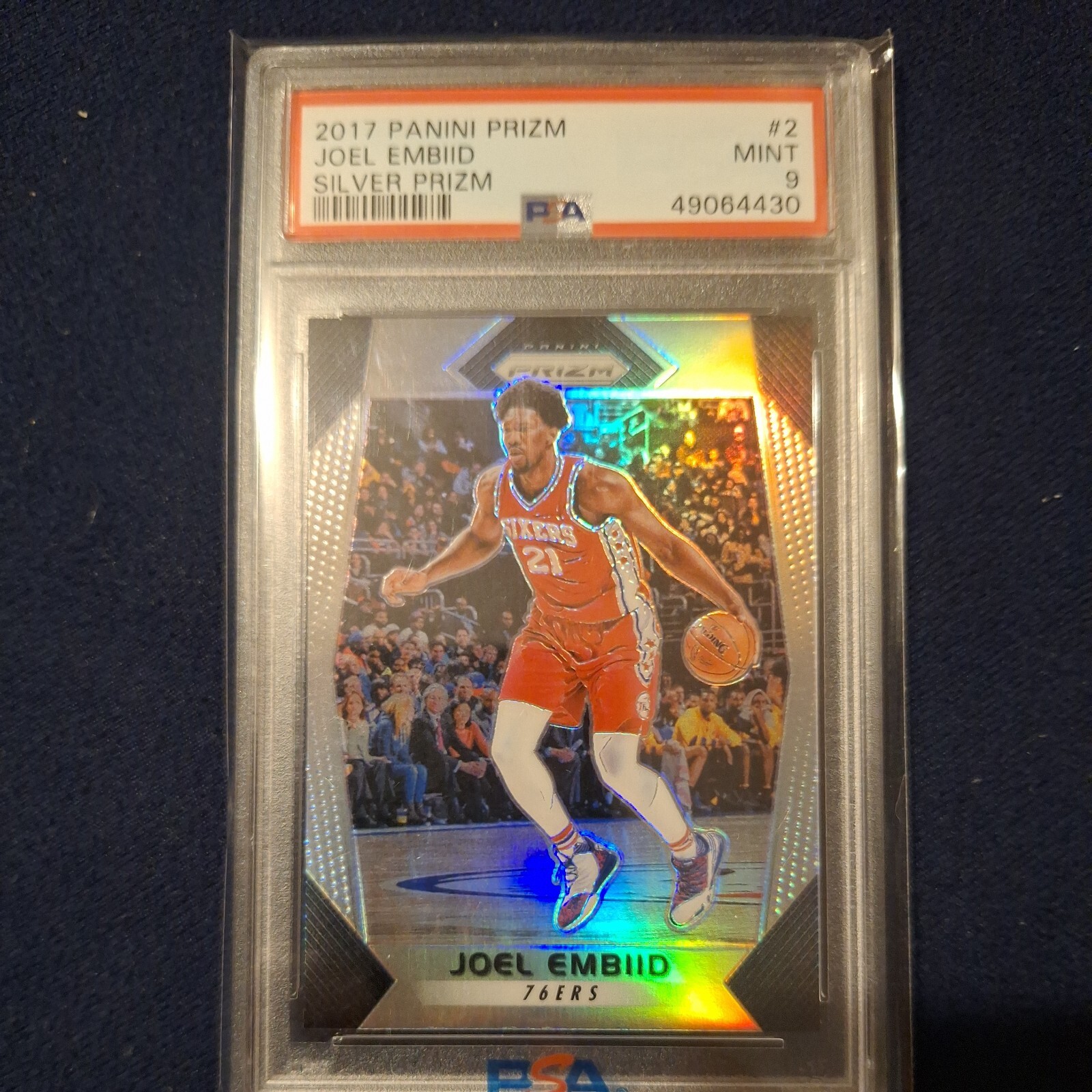 2017-18 Panini Prizm - Silver Prizm #2 Joel Embiid