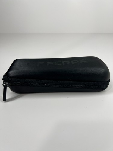 GF Ferre eye sun glasses case black semi hard zip around spectacle protector - Picture 3 of 8