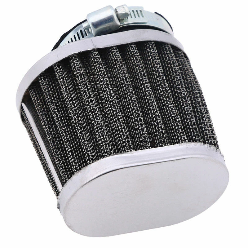 Filtro de aire de entrada de motor universal para motocicleta de 50 mm para Honda Kawasaki BMW Foto 3 de 4