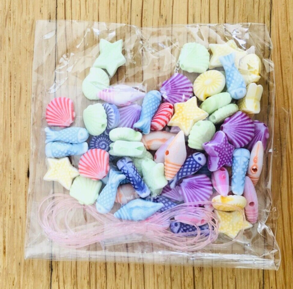 CRAFTYMELODY Ozean Perlen Set - 160 Teile Für Schmuck & Deko!