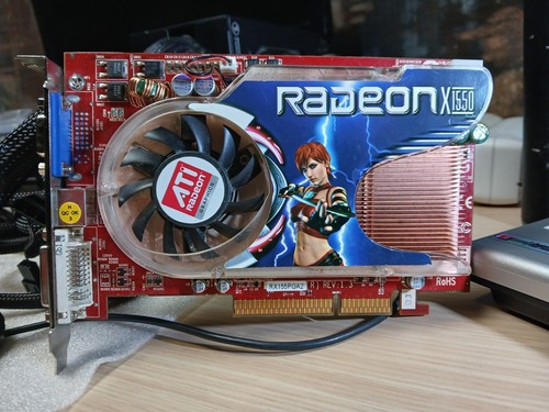 VINTAGE - GECUBE ATI Radeon X1550 | 256MB | 1xDVI | AGP 8x - RETRO XP BUILD
