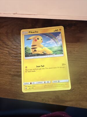 POKEMON Trading Card Basic Pikachu Hp60 28/73 2017 | eBay