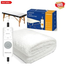 Massage Table Warmer Heating Pad Professional Massage Bed Warmer with 4 Timer...