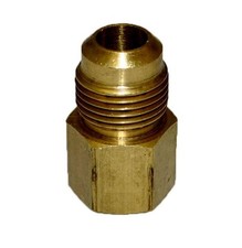 HPC Fire Adaptor Brass Fitting, 1/2in. Tube, 3/8in. FIP
