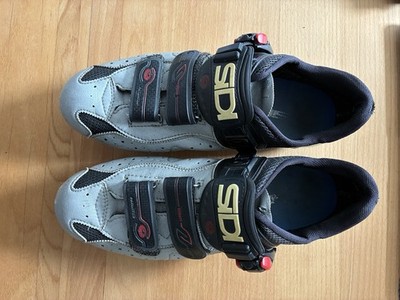 Sido Rennradschuhe Silber  43 Mit Look Pedalplatten Guter Zustand
