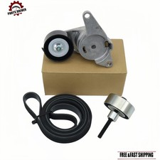 New Drive Serpentine Belt Tensioner Idler Pulley Kit For Buick Enclave Traverse