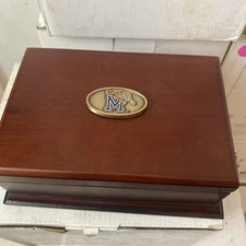 Memphis Tigers wooden Card box the memory Company See Note