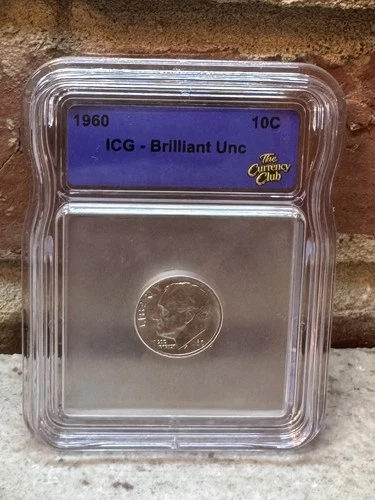 1960-P Roosevelt Dime — photo from another recent sale