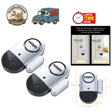 Security  Safety Combined: 2 Pack 120dB Window Alarms for Peace of Mind