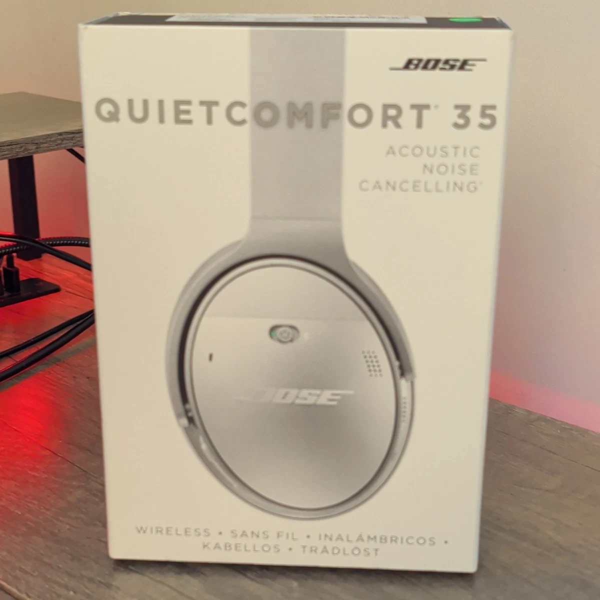 Silver Bose QuietComfort 35 Headphones for sale | eBay