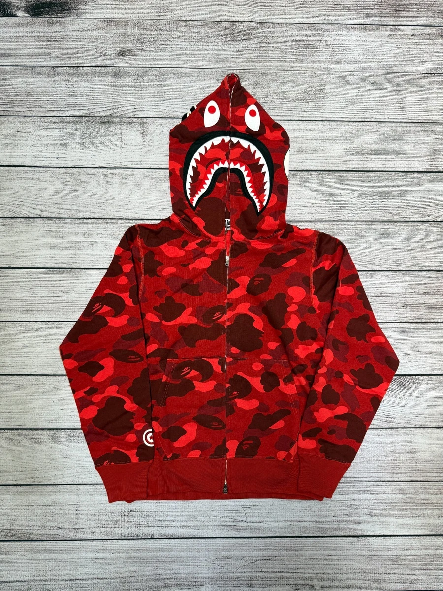 BAPE SHARK 迷彩的男士运动服和帽衫| eBay