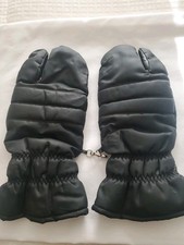 Vintage Made in Japan Men's Leather Gauntlet Gloves   Snowmobile Ski Sz. Large