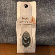 Microplane Personal Care Foot File Callus Remover Stainless Steel White 6493