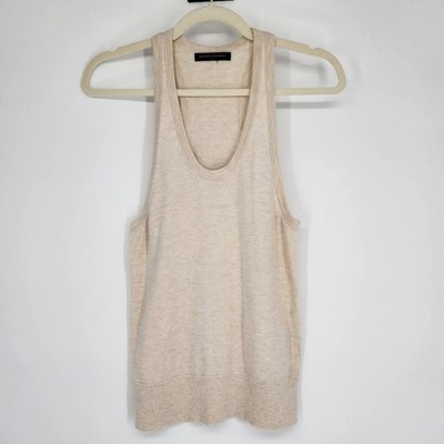 Womens Classic Racerback Knit Tank Top XS Basic Minimalist Stretch First Layer