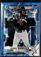 Yolbert Sanchez - 2021 Bowman Sapphire Card BCP-40 Chicago White Sox