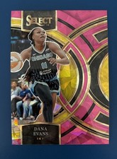 2024 Panini Select WNBA #146 Dana Evans Pink Ice Premier