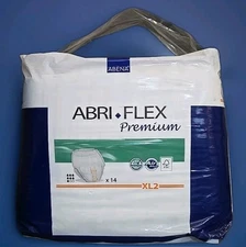 Abena Abri Flex Underwear Premium XL2 Briefs Adult Size 14 ct New