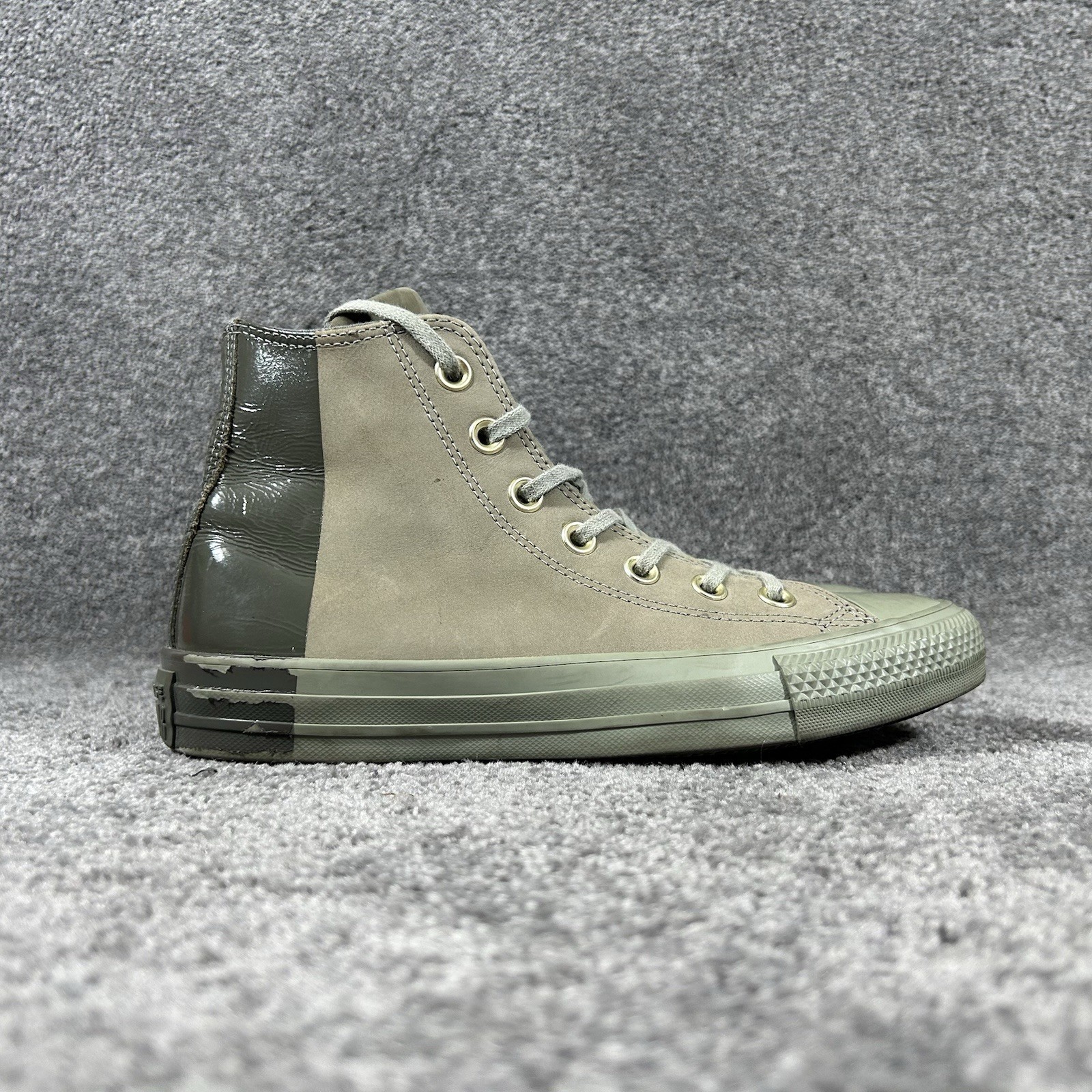 Converse Chuck Taylor All Star Hi Women’s Sz 6.5 Green Two Tone Athletic Shoes