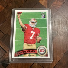 Colin Kaepernick Rookie Card 2011 Topps Football San Francisco 49ers Card #413. rookie card picture