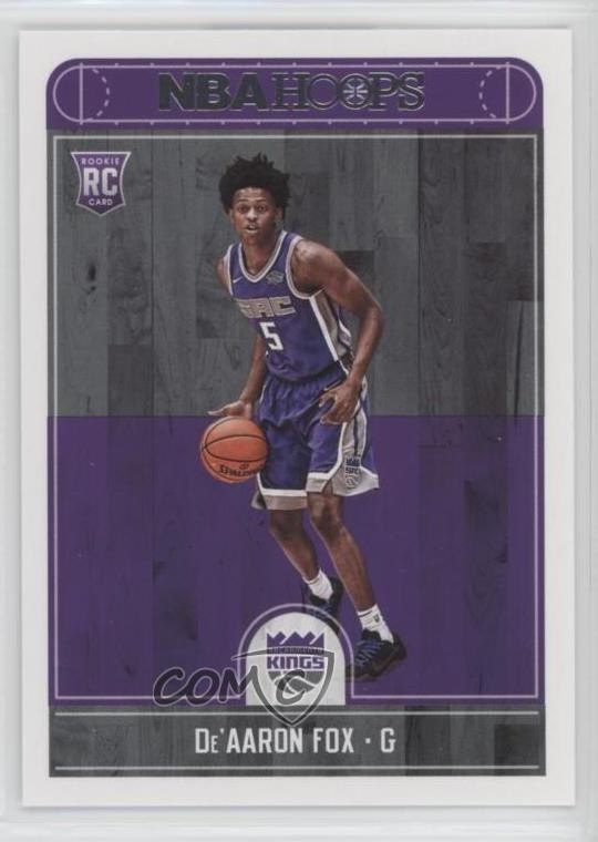 2017-18 Panini NBA Hoops De'Aaron Fox #255 12g7