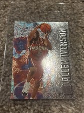 1996-97 Fleer Metal Allen Iverson RC Rookie Card #201, 76ers. rookie card picture
