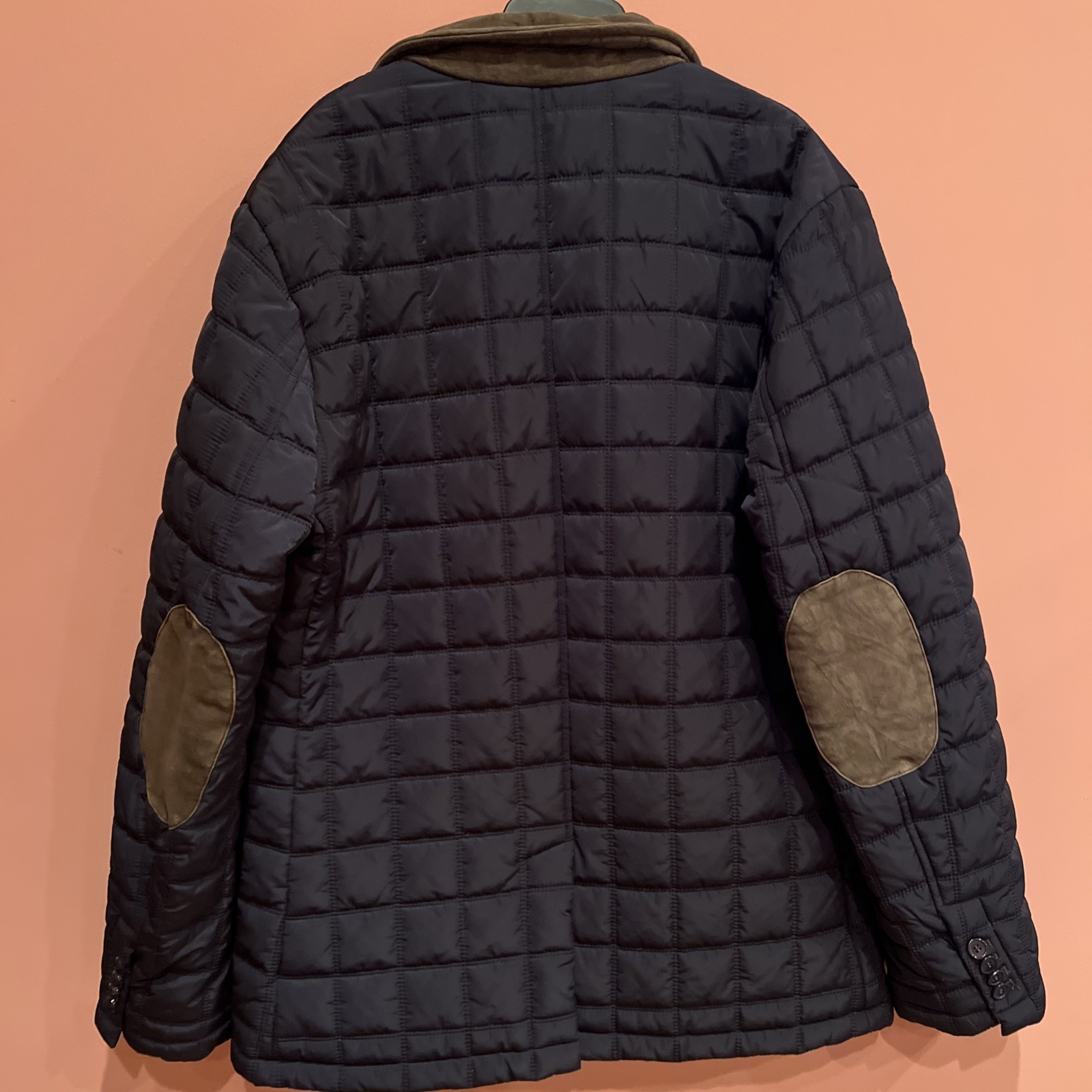 Gutteridge Jacket Men Size 50 Button-Down Quilted… - image 1