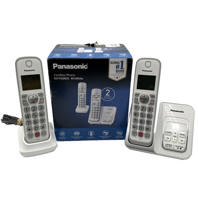 Panasonic Cordless Phone KX-TGD832 (2-Cordless Phone) & Answering