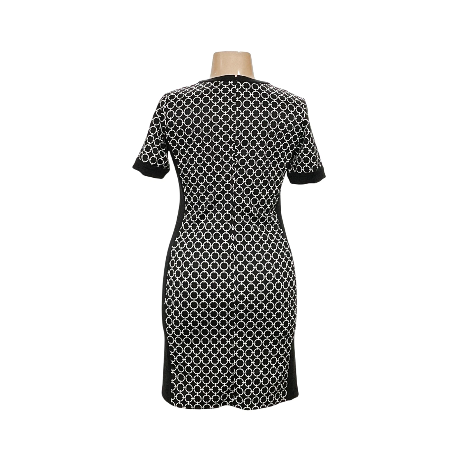 Abito MICHAEL Michael Kors nero midi tubino Taglia L