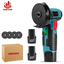 Cordless Brushless Angle Grinder 16800RPM 12V Mini Polishing Cut Off Power Tool