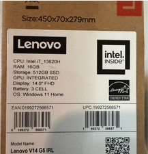 BRAND NEW Sealed Lenovo V14 G5 IRL i7-13620H 16GB 512GB SSD Windows 11 Laptop